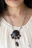 Geographically Gorgeous - Black Necklace Paparazzi