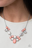 Ethereal Romance - Orange Necklace Paparazzi