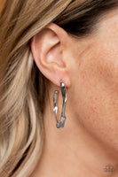 Coveted Curves - Silver Earrings Paparazzi