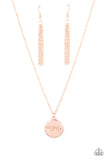 The Cool Mom - Rose Gold Necklace Paparazzi