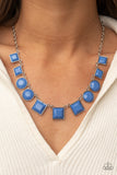 Tic Tac TREND - Blue Necklace Paparazzi