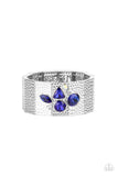 Flickering Fortune - Blue Bracelet Paparazzi