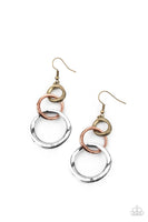 Harmoniously Handcrafted - Multi-colored Earrings Paparazzi