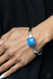 Prismatically Poppin - Blue Bracelet Paparazzi