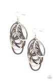 Mind OVAL Matter - Multi-Colored Earrings Paparazzi