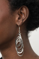 Mind OVAL Matter - Multi-Colored Earrings Paparazzi