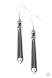 Sparkle Stream - Silver Earrings Paparazzi