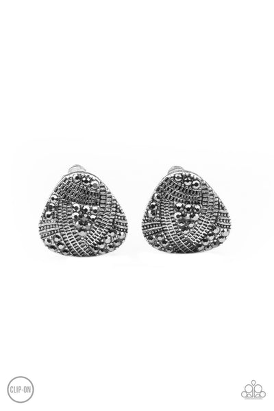 Gorgeously Galleria - Silver Clip On Earrings Paparazzi