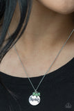 Warm My Heart - Green Heart Necklace Paparazzi