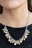 Positively PEARL-escent - Brown Necklace Paparazzi