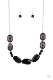 Melrose Melody - Black Necklace Paparazzi