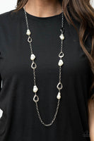 Rustic Refinery - White Necklace Paparazzi