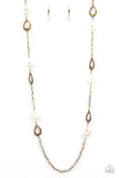 Rustic Refinery - Brass Necklace Paparazzi