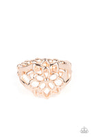 Prana Paradise - Rose Gold Ring Paparazzi