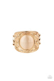 Blooming Enchantment - Gold Ring Paparazzi