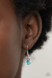 Happily Heartwarming - Blue Heart Necklace Paparazzi