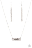 Blessed Mama - Silver Necklace Paparazzi