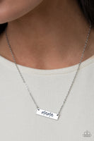 Blessed Mama - Silver Necklace Paparazzi