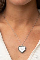 The Real Boss - Silver Mom Necklace Paparazzi