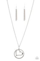 Positively Perfect - Silver Heart Necklace Paparazzi (#856)