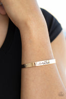 Sweetly Named - Gold Bracelet Paparazzi