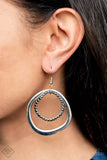 Spinning With Sass - Silver Earrings Paparazzi