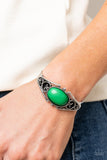 Springtime Trendsetter - Green Bracelet Paparazzi