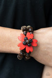 Tropical Flavor - Red Bracelet Paparazzi