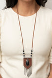 Enchantingly Tribal - Black Necklace Paparazzi