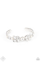 Regal Reminiscence White Bracelet Paparazzi