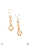 Epic Elegance - Gold Earrings Paparazzi