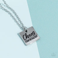 Chaos Coordinator - Silver Necklace Paparazzi