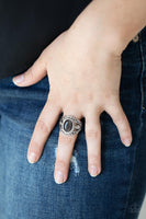 Jubilant Gem - Silver Ring Paparazzi