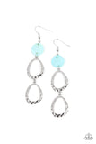 Surfside Shimmer - Blue Earrings Paparazzi