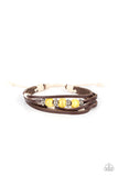 Homespun Radiance - Yellow Bracelet Paparazzi