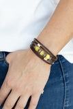 Homespun Radiance - Yellow Bracelet Paparazzi