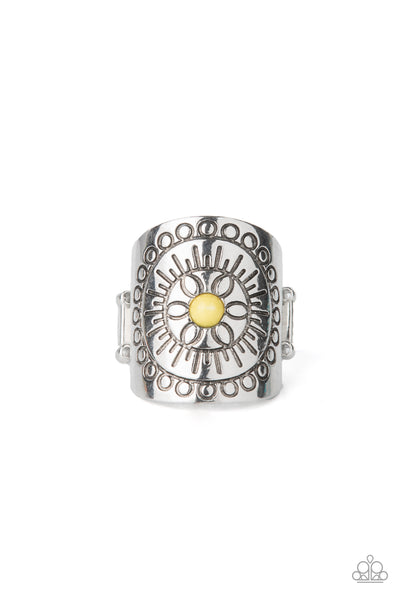 Radiating Whimsy - Yellow Ring Paparazzi