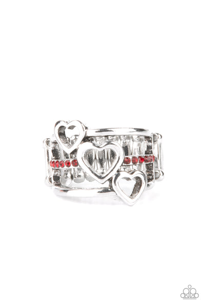 Give Me AMOR - Red Heart Ring Paparazzi