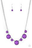 Prismatically POP-tastic - Purple Necklace Paparazzi