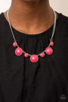 Prismatically POP-tastic - Pink Necklace Paparazzi