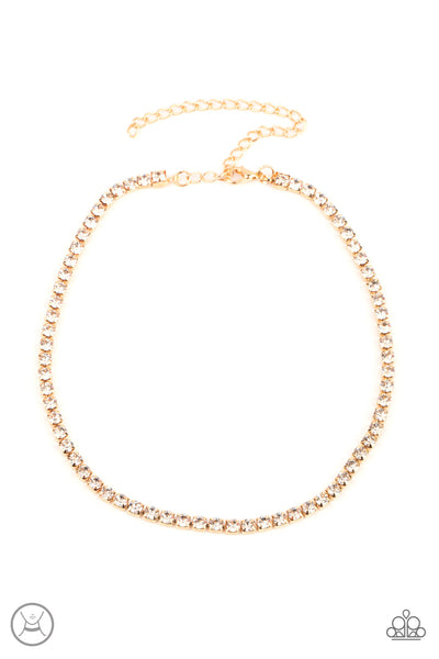 Starlight Radiance - Gold Necklace Paparazzi