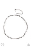 Starlight Radiance - Black Choker Necklace Paparazzi