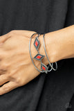 Desert Diamondback - Red Bracelet Paparazzi