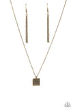 Chaos Coordinator - Brass Necklace Paparazzi
