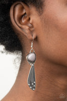 Going-Green Goddess - Silver Earrings Paparazzi