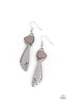 Going-Green Goddess - Silver Earrings Paparazzi