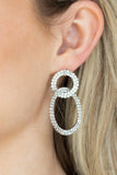 Intensely Icy - White Earrings Paparazzi