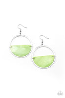 Seashore Vibes - Green Earrings Paparazzi