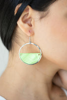 Seashore Vibes - Green Earrings Paparazzi