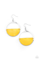 Seashore Vibes - Yellow Earrings Paparazzi